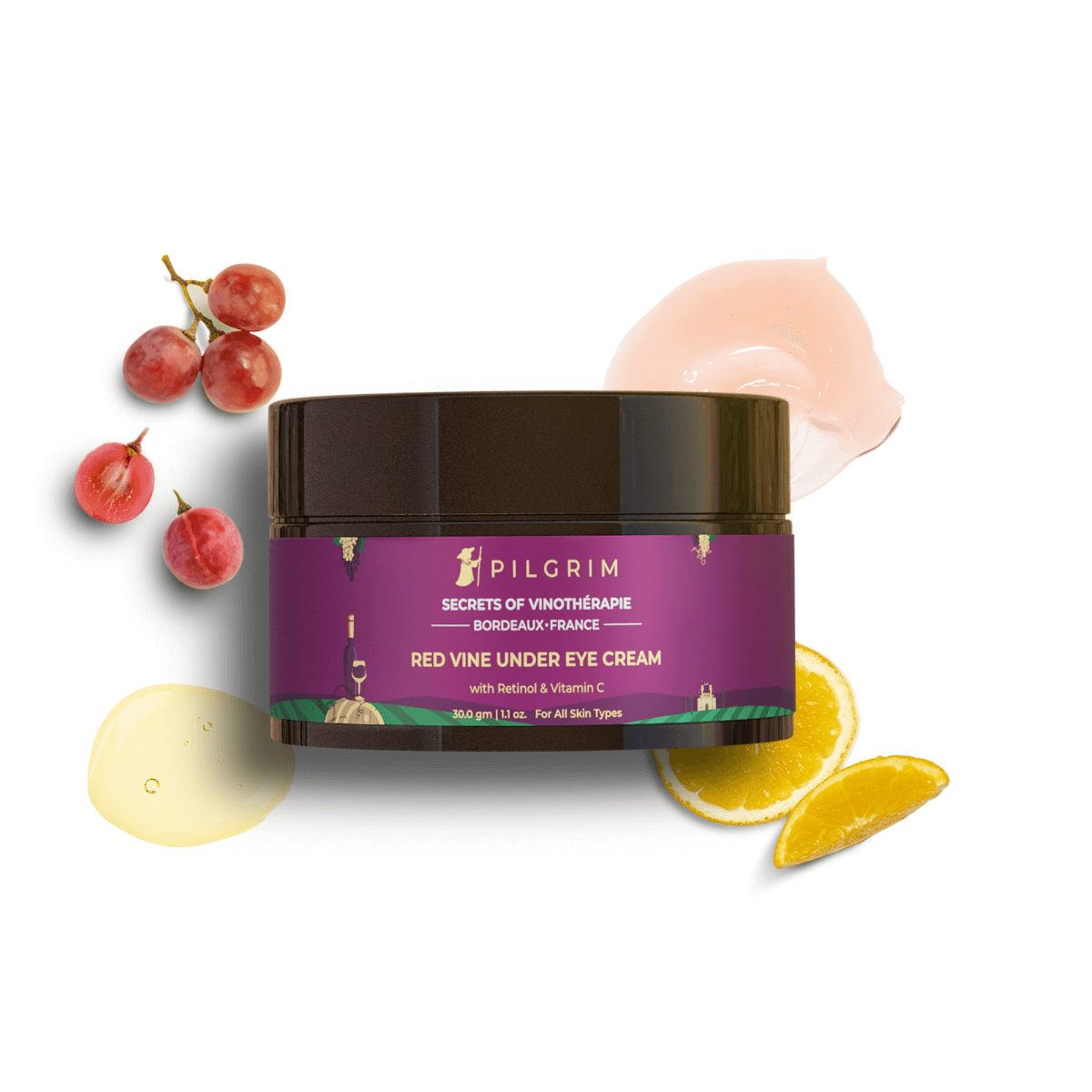 Red Vine Under Eye Cream with Retinol & Vitamin C