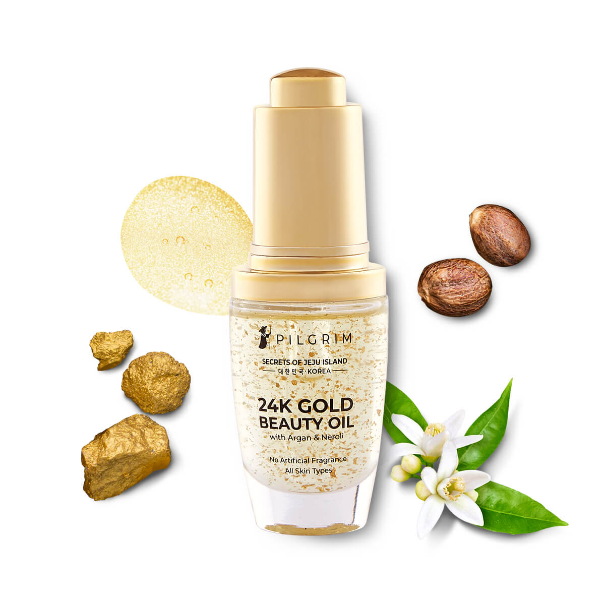24K Gold Beauty Oil